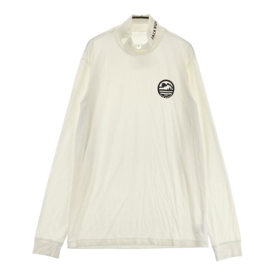 JACK BUNNY ホワイトモックネックシャツ JACK BUNNY ジャックバニー モックネック 長袖Tシャツ ホワイト系 6