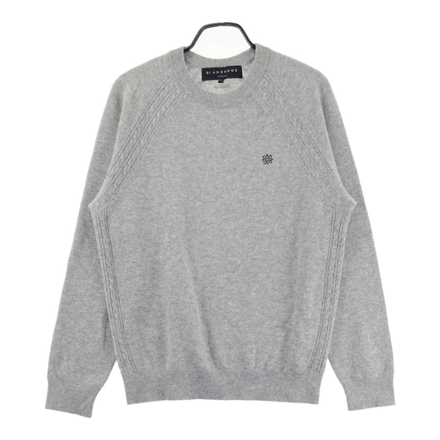 ST ANDREWS セントアンドリュース カシミヤ ニットセーター グレー系