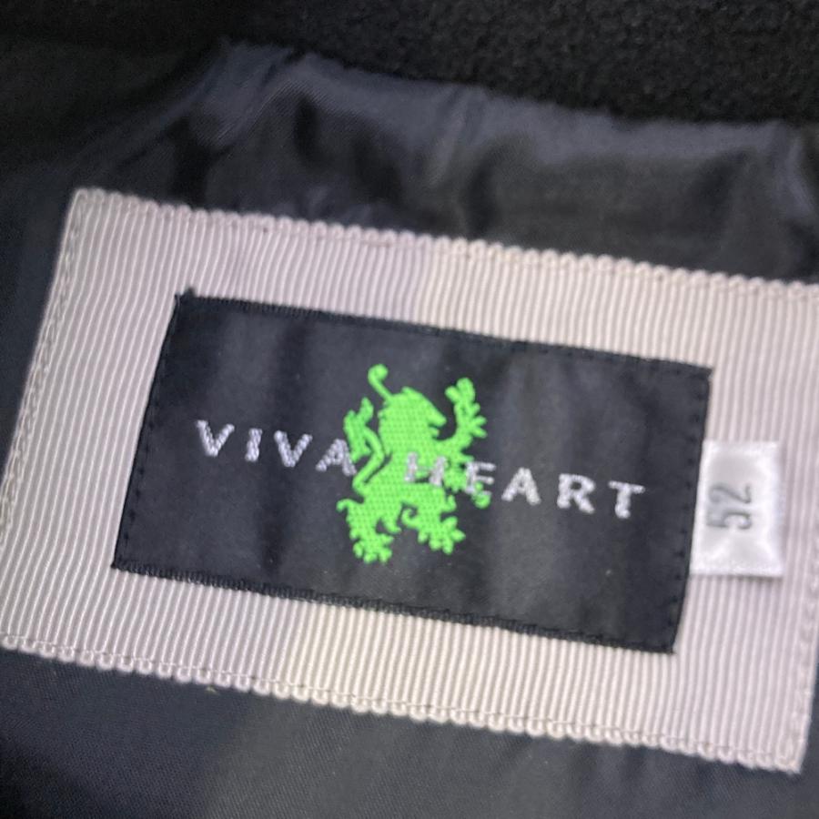 サイズ：52 VIVA HEART ビバハート  2WAY ダウンジャケット  グレー系 [240101584740] ゴルフウェア メンズ ストスト VIVA HEART ビバハート 2WAY ダウンジャケット グレー系 52 ゴルフ