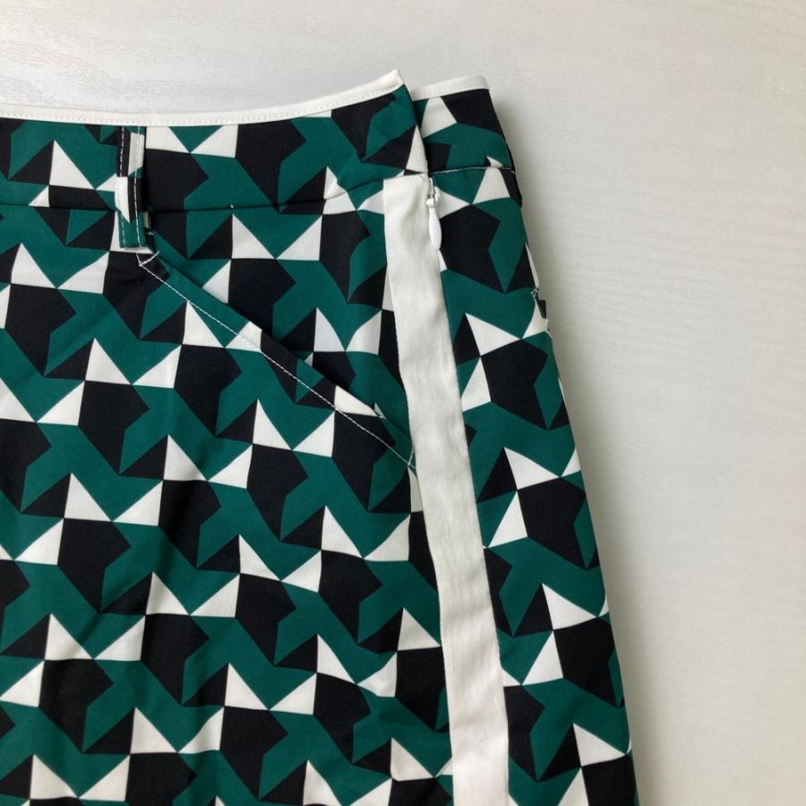 LANVIN SPORT ランバン スポール トリコロール スカート 総柄 グリーン 