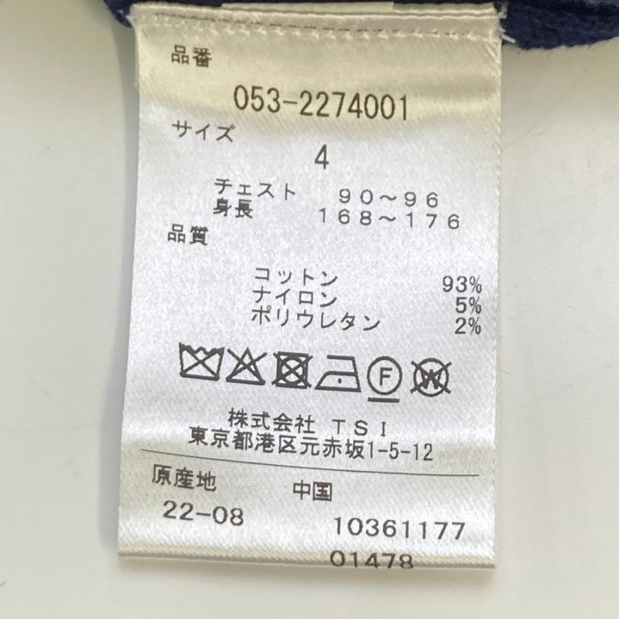 PEARLY GATES パーリーゲイツ タートル ニット セーター ネイビー系 4