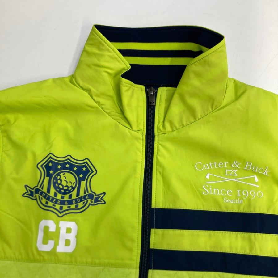 CUTTER&BUCK カッターアンドバック 切替ジップジャケット グリーン系 L 