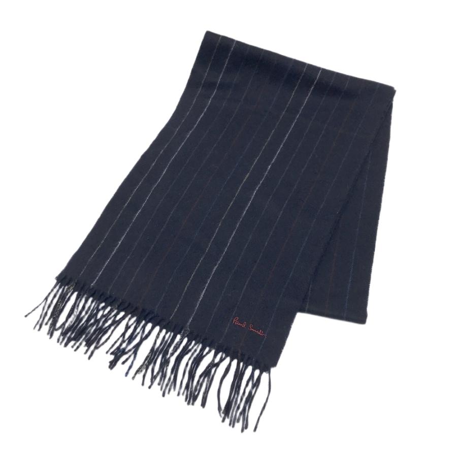 PAUL SMITH ポールスミス カシミヤ混 ウールマフラー ストール