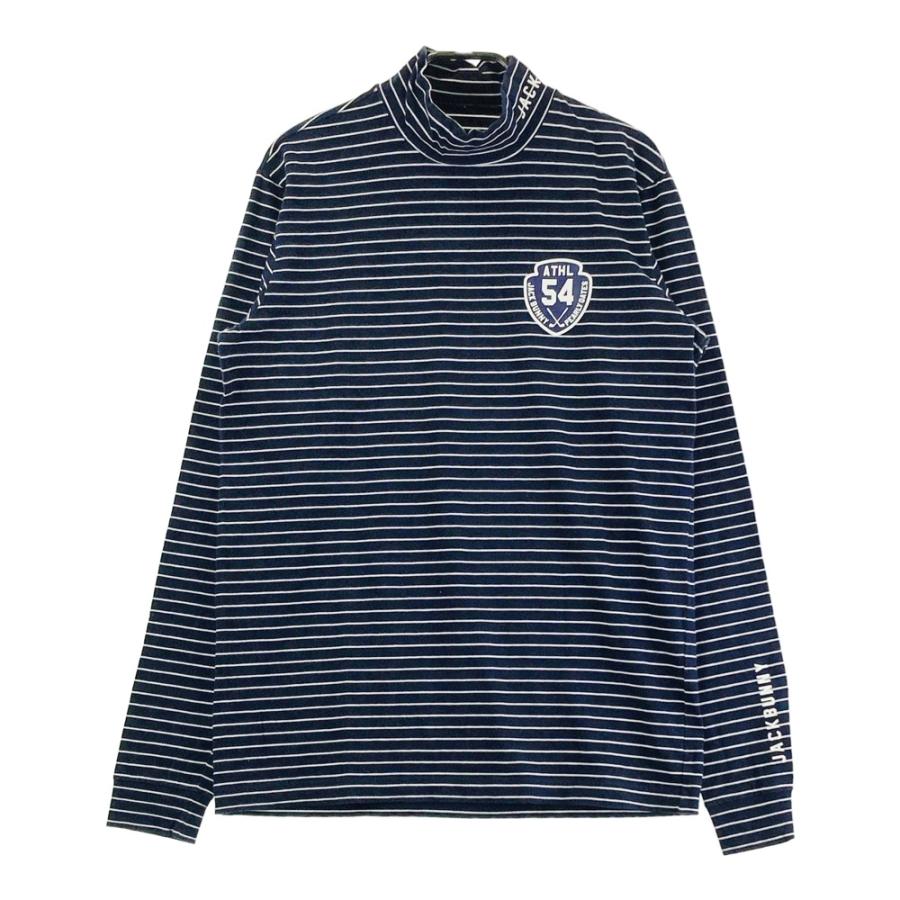 JACK BUNNY ジャックバニー ハイネック 長袖Tシャツ ボーダー柄