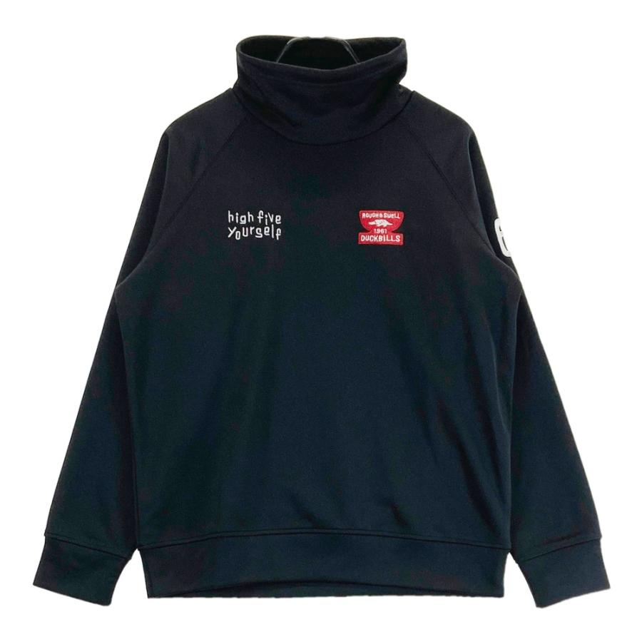 rough&swell ハイネックトレーナー ROUGH&SWELL ラフアンドスウェル ハイネックスウェット ブラック系 M