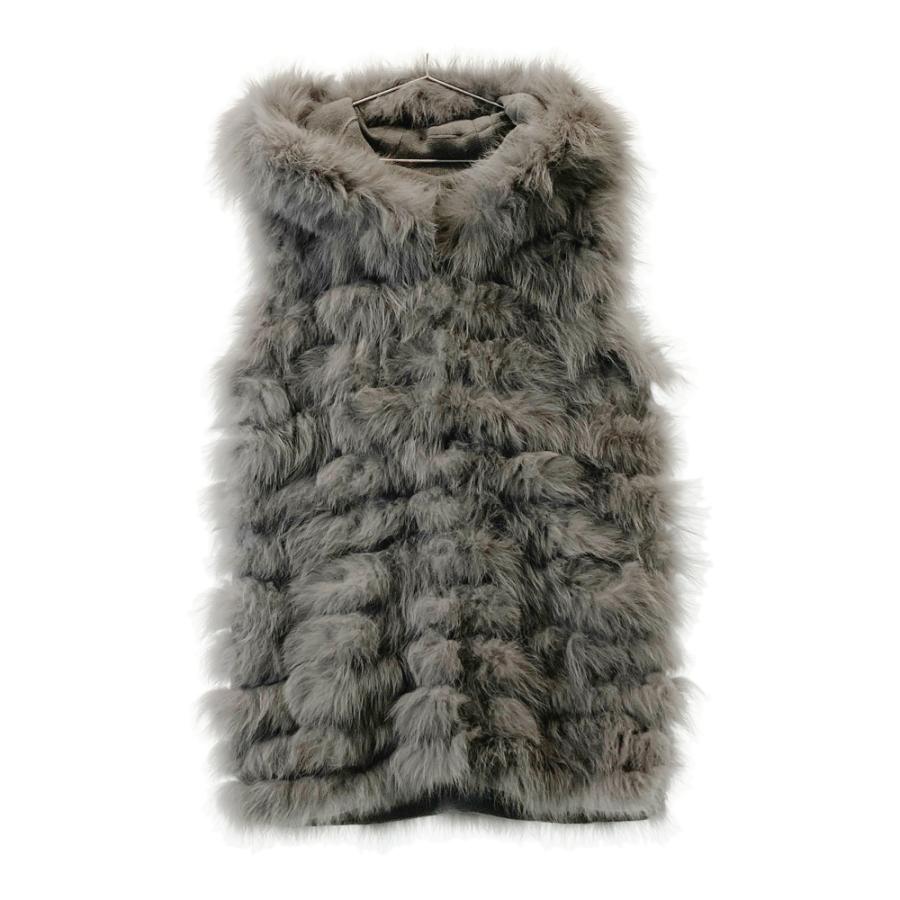 美品　Theory セオリー　フォックスファー　ジレ　ベスト　リアルファー ✤セオリーリュクス theory luxe ファーベスト✤公式サイト現行販売中