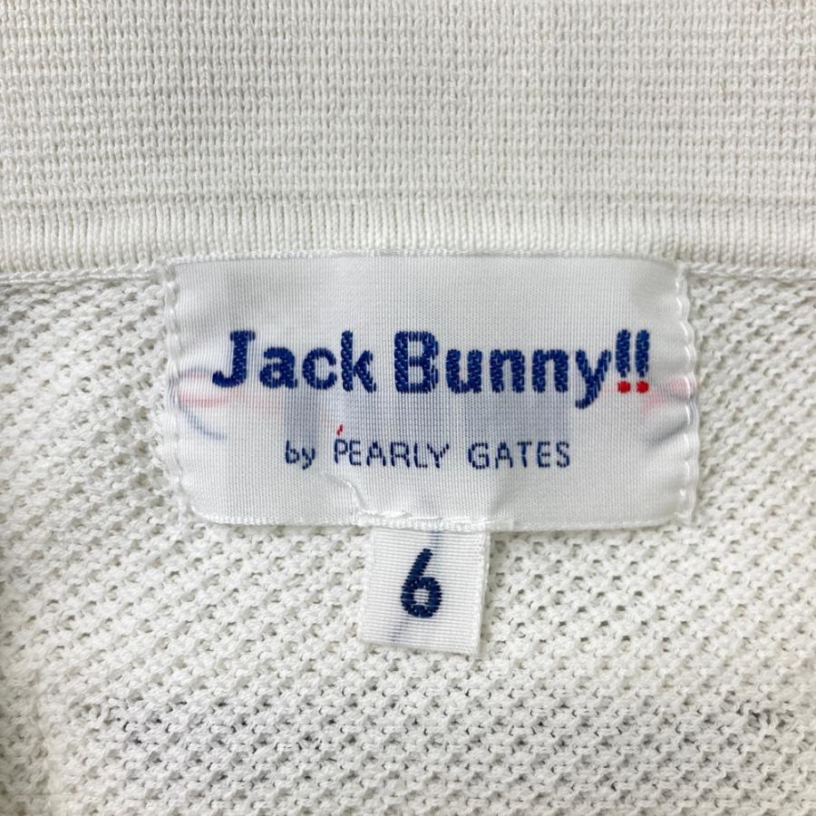 JACK BUNNY ジャックバニー 半袖ポロシャツ ニット ホワイト系 6