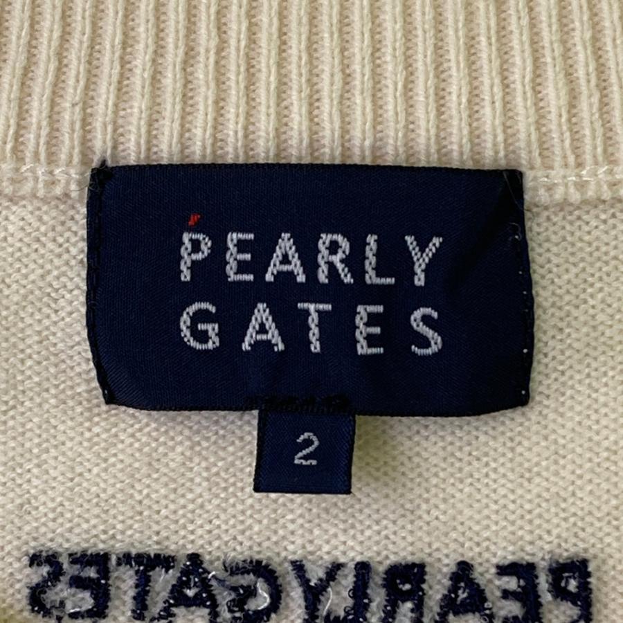 PEARLY GATES パーリーゲイツ カシミヤ混 ウールニットセーター