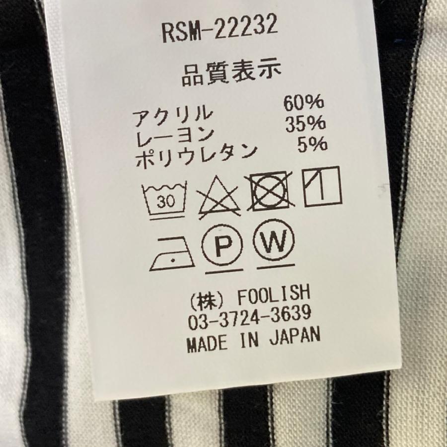 ROUGH&SWELL ラフアンドスウェル タートルネック 長袖Tシャツ ボーダー