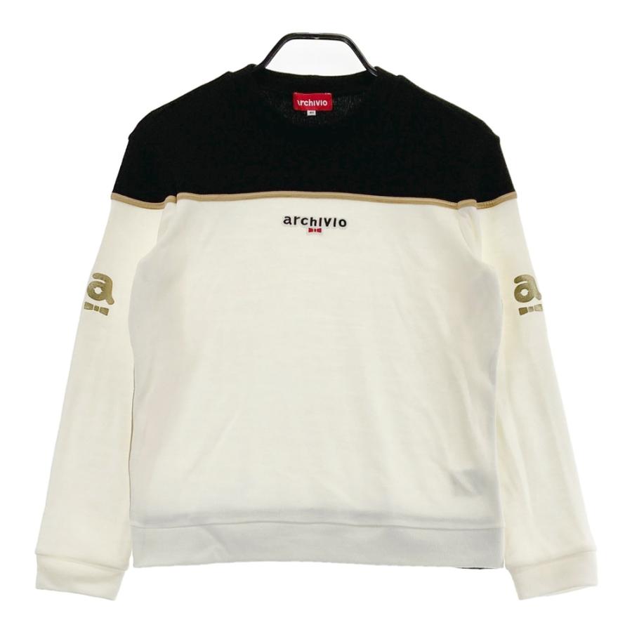 アルチビオ　archivio セーター　トップス　新品未使用 ARCHIVIO アルチビオ ニットセーター ウール混 ホワイト系 40 ゴルフ