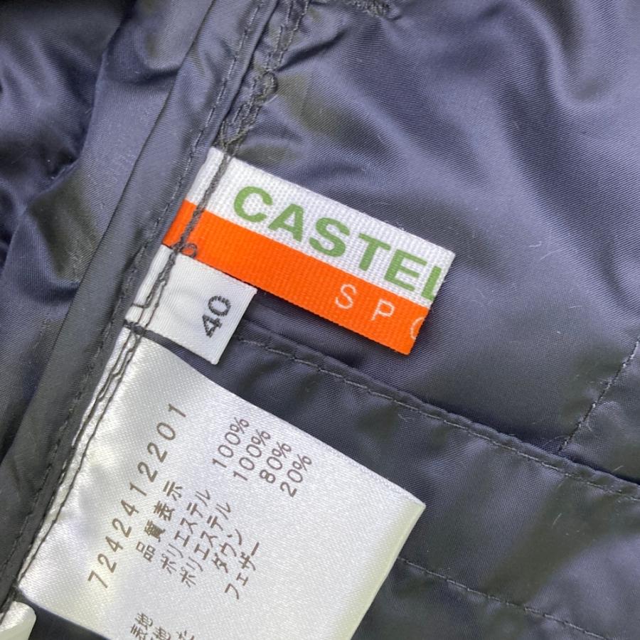 CASTELBAJAC（カステルバジャック） ダウンジャケット 総柄 ブラック系