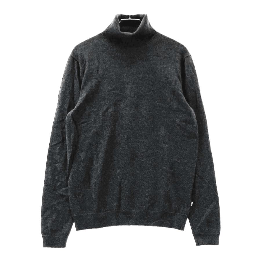 HUGO BOSS ヒューゴボス タートルネック ニットセーター グレー系 M