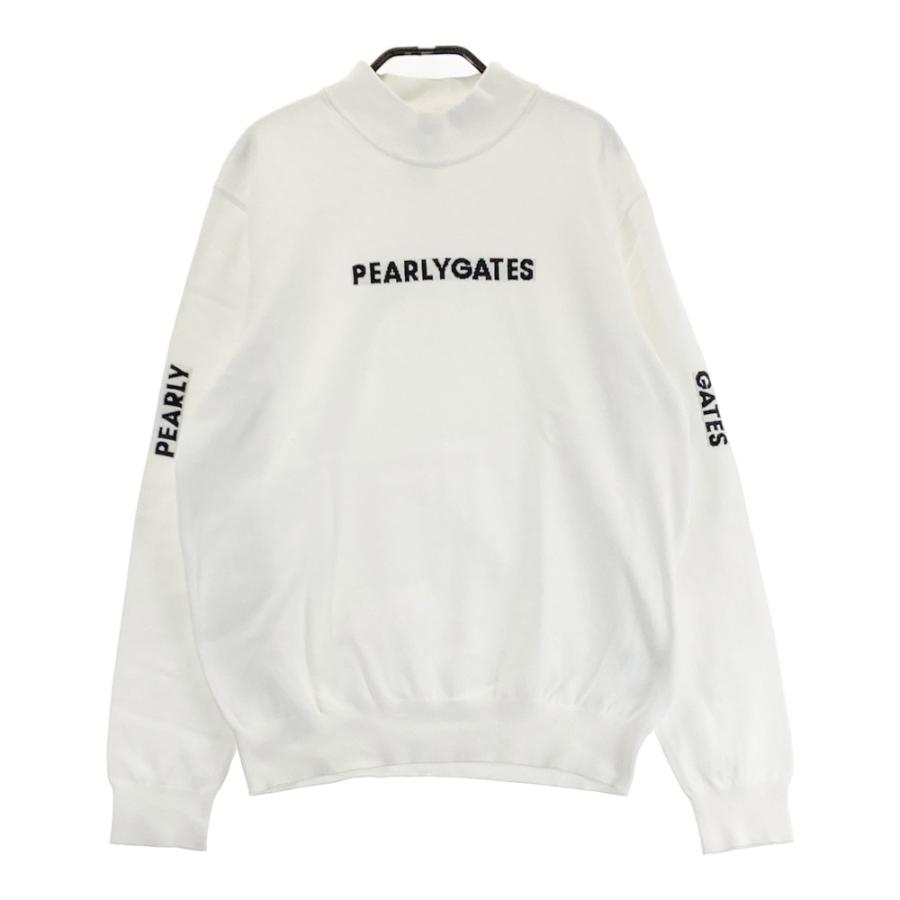 パーリーゲイツ ハイネックセーター新品未使用✨ PEARLY GATES パーリーゲイツ ハイネック ニットセーター ホワイト系 5