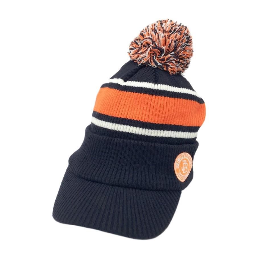 JACK BUNNY ジャックバニー ニットキャップ ネイビー系 FR ゴルフ