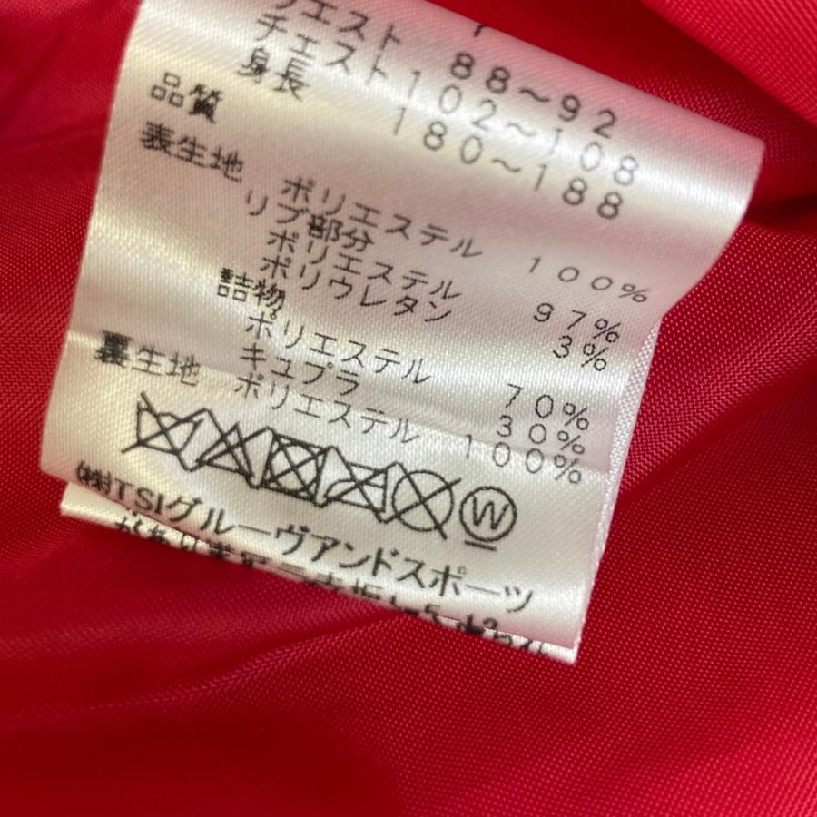 サイズ：7 NEW BALANCE GOLF ニューバランス  ネック付 2WAY 中綿ブルゾン ジャケット  レッド系 [240101586312] ゴルフウェア メンズ ストスト New Balance Golf（ニューバランスゴルフ） ニューバランス ネック付