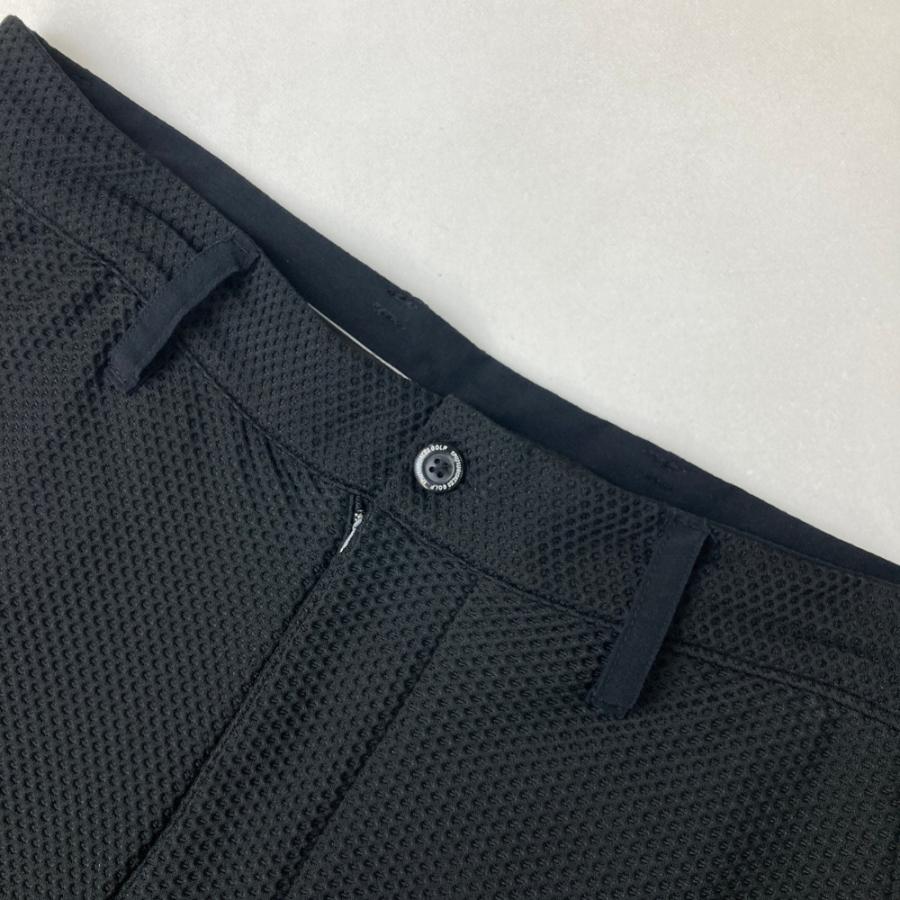 1PIU1UGUALE3 GOLF 裏地付き ストレッチハーフパンツ ブラック系 4