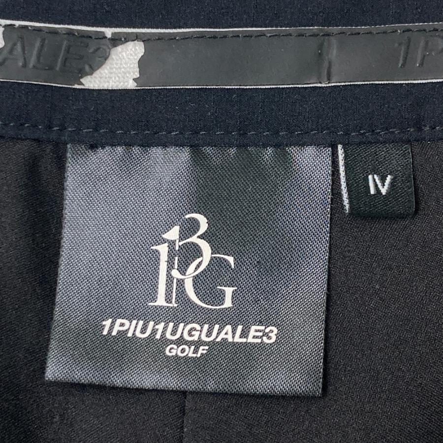 1PIU1UGUALE3 GOLF 裏地付き ストレッチハーフパンツ ブラック系 4