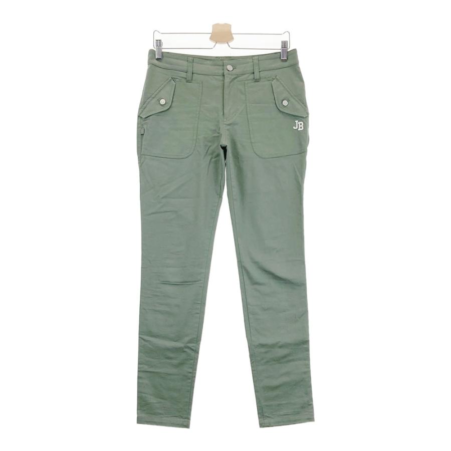ジャックバニー　サイズ2 パンツ JACK BUNNY ジャックバニー ストレッチパンツ ロゴ刺繍 カーキ系 2
