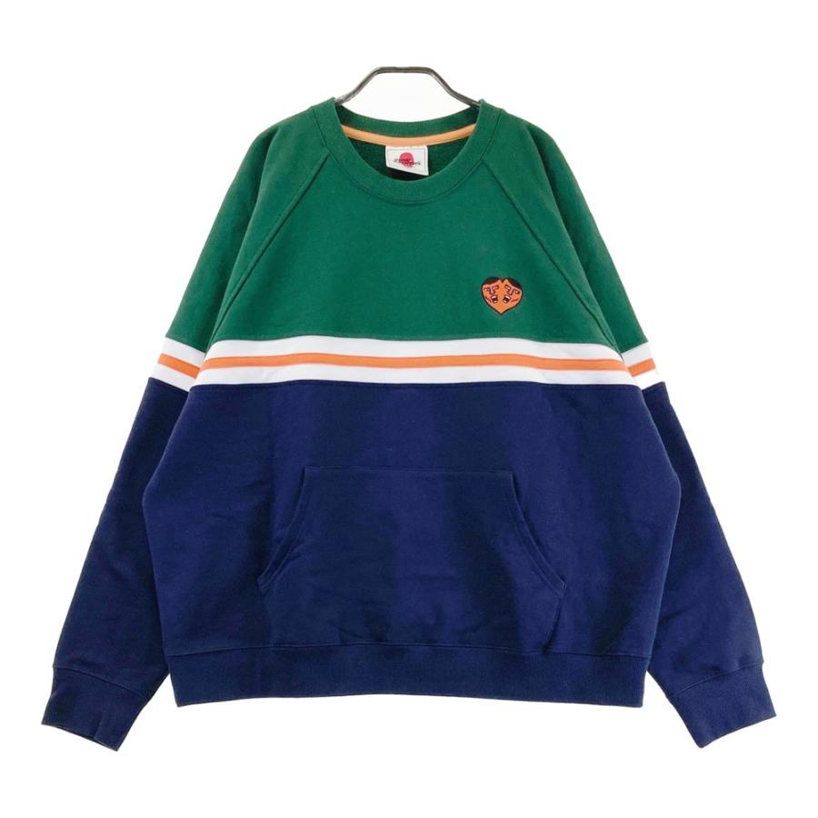 PUNK DRUNKERS パンクドランカーズ 長袖 スウェットパーカー M ネイビー 裏起毛 メンズ PUNK DRUNKERS パンクドランカーズ 裏起毛 長袖スウェットトレーナー