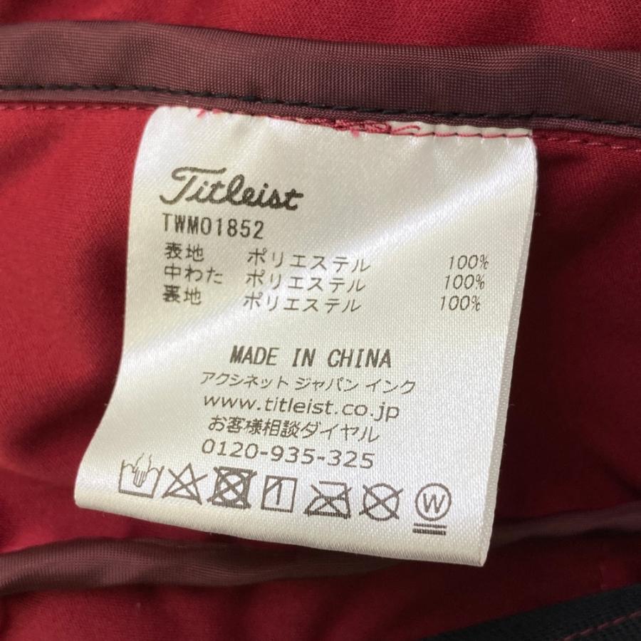 TITLEIST タイトリスト 中綿 ジップジャケット レッド系 LL ゴルフ