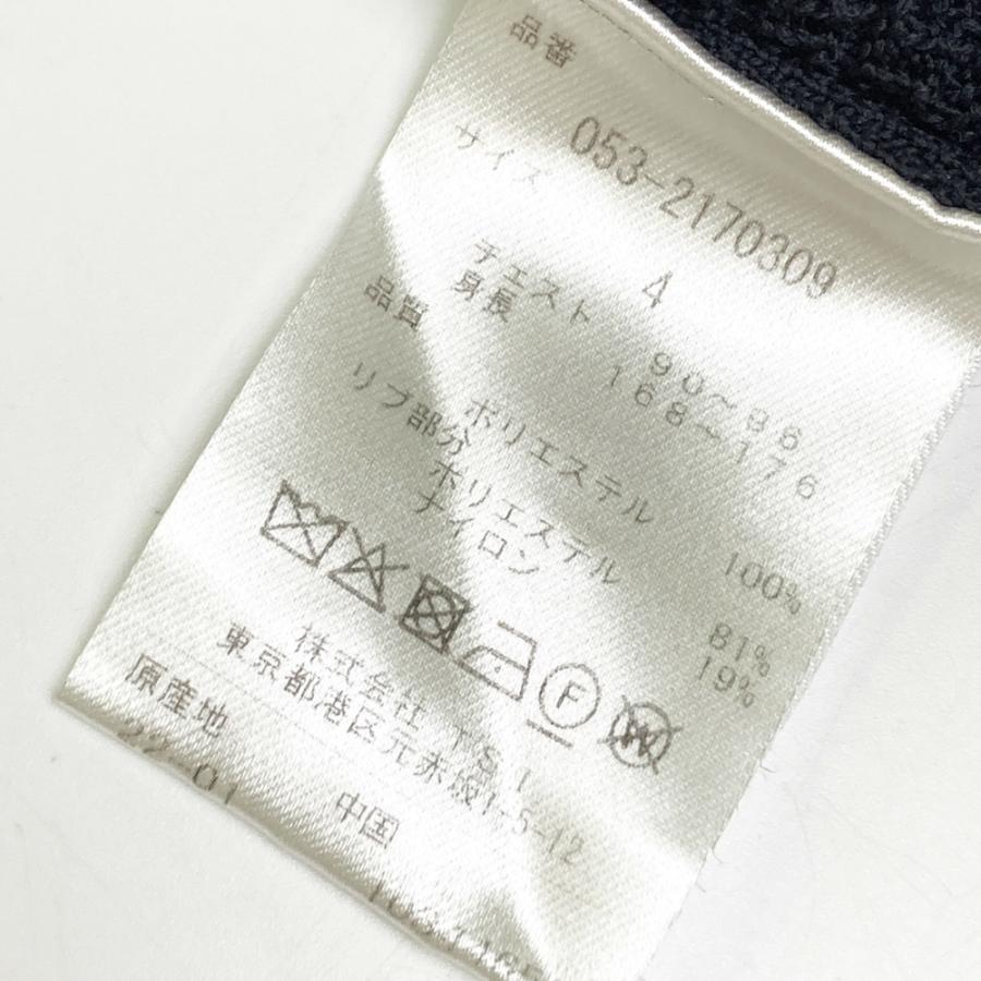 サイズ：4 PEARLY GATES パーリーゲイツ 2022年 ニットセーター バイカラー メゾンロゴ  ネイビー系 [240101587129] ゴルフウェア メンズ ストスト PEARLY GATES パーリーゲイツ 2022年 ニットセーター バイカラー