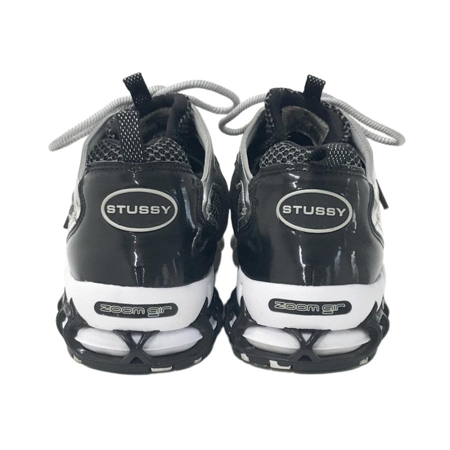 STUSSY CU1854-001 スニーカー ブラック/シルバー NIKE ナイキ ×STUSSY AIR ZOOM SPIRIDON CAGED CU1854-001 スニーカー
