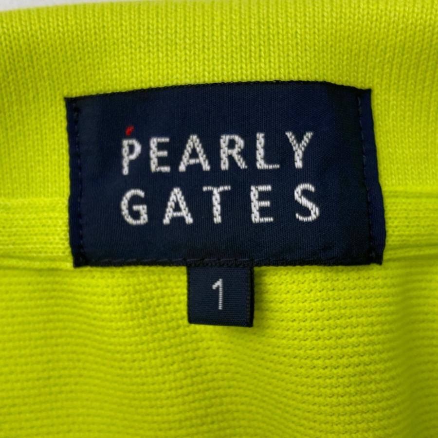 PEARLY GATES パーリーゲイツ  半袖ポロ ワンピース  グリーン系 1 ゴルフウェア レディース_3