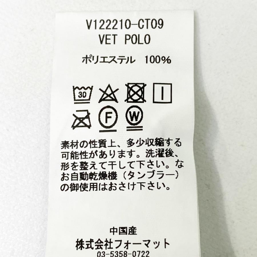 【新品】V12 ヴィトゥエルヴ  半袖ポロシャツ ロゴ 総柄 ブラック系 2 ゴルフウェア レディースの画像