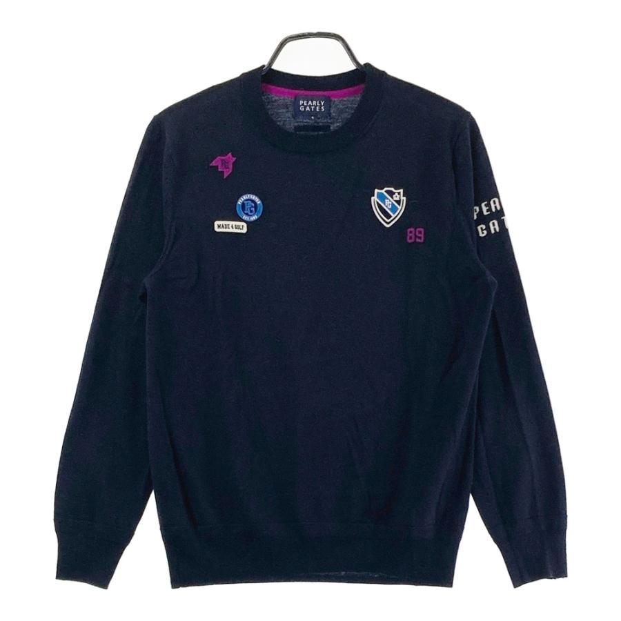 PEARLY GATES パーリーゲイツ 053-7270911 ニット セーター ネイビー系