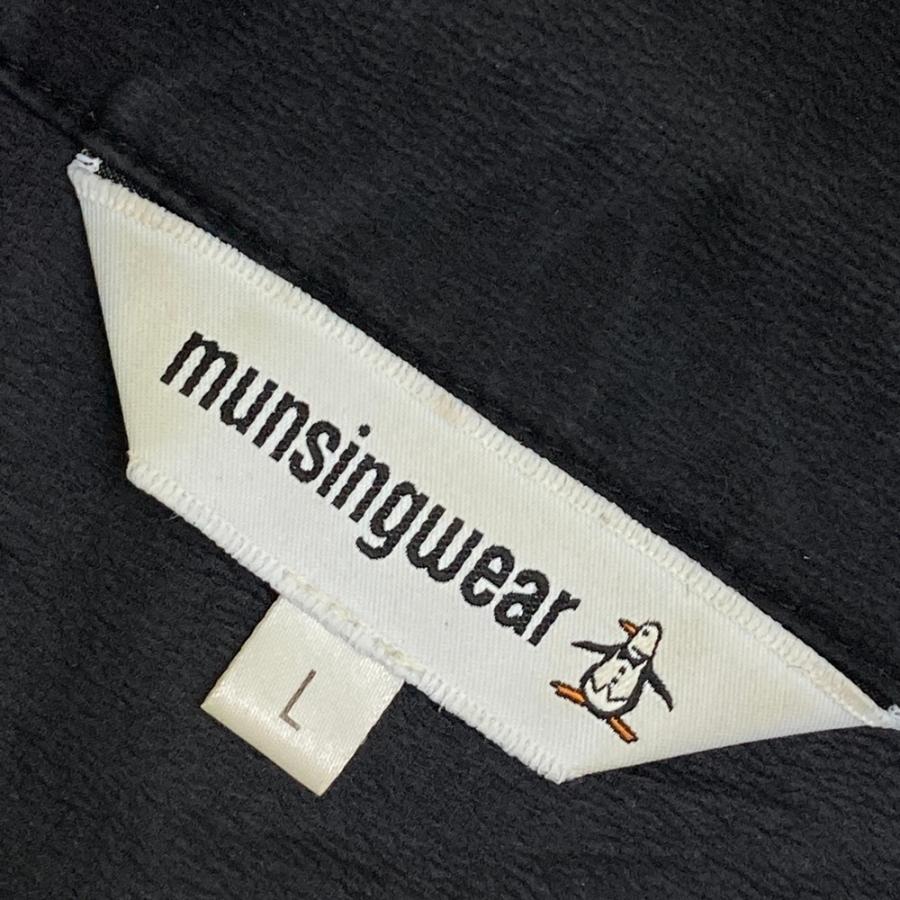MUNSING WEAR マンシングウェア 2023年 ジップベスト ブラック系 L