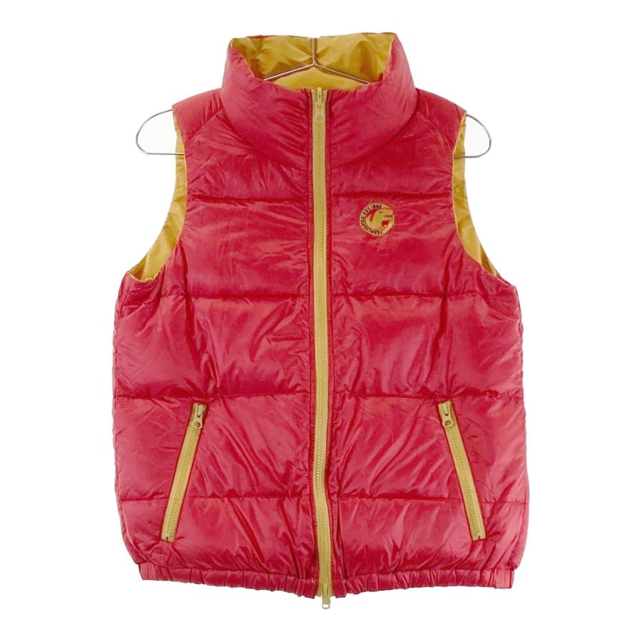 PEARLY GATES パーリーゲイツ リバーシブル ダウンベスト レッド系 0