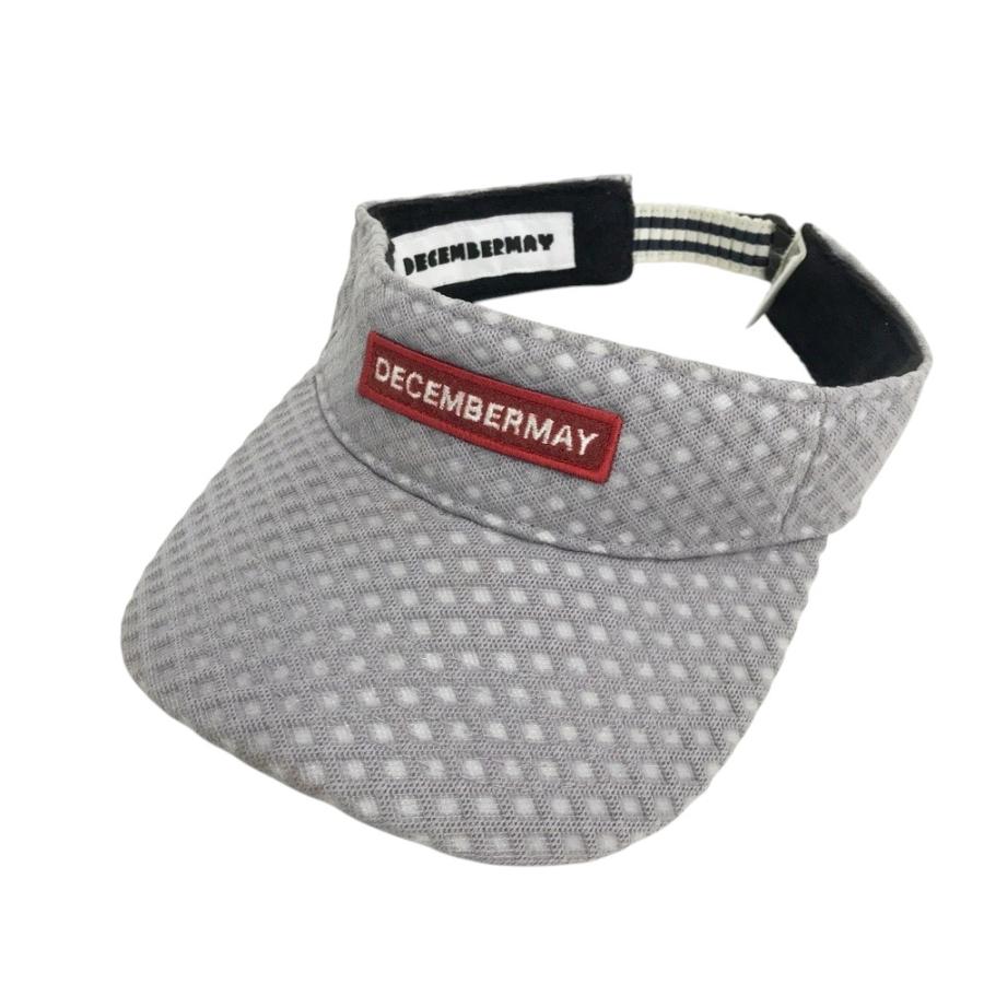 DECEMBERMAY ディセンバーメイ サンバイザー グレー系 ゴルフウェア