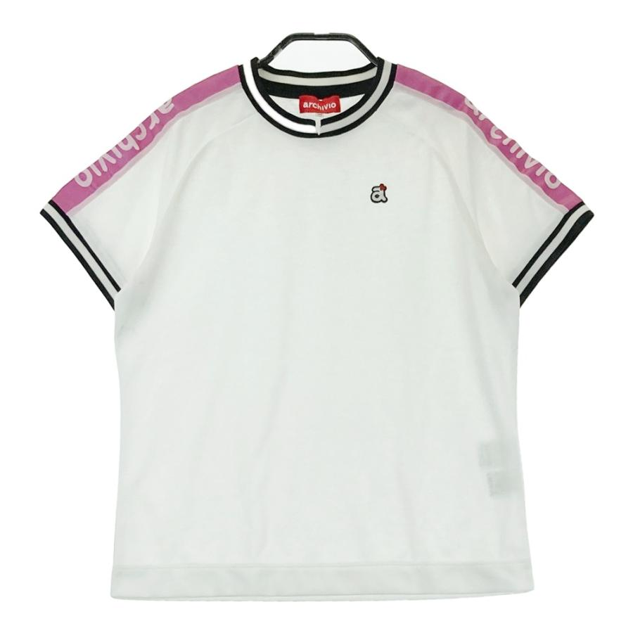 archivio ゴルフウェア 半袖シャツ ホワイト 38 archivio（アルチビオ） 半袖Tシャツ ホワイト系 40 ゴルフウェア