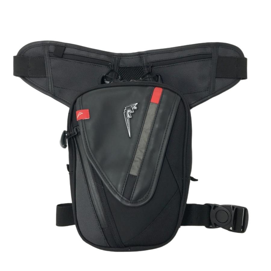 KUSHITANI クシタニ K-3588 レッグバッグ ブラック系 バイクウェア