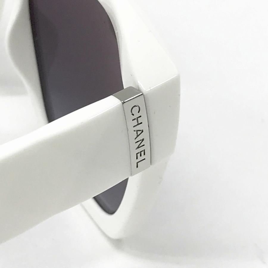CHANEL シャネル 6055-B 折りたたみサングラス ホワイト系 54□19 140