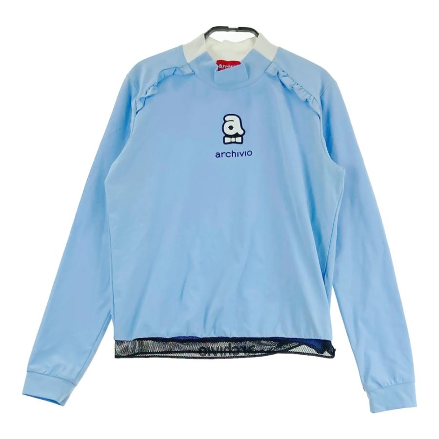 ARCHIVIO アルチビオ モックネック 長袖シャツ メンズ 秋冬 ゴルフ L