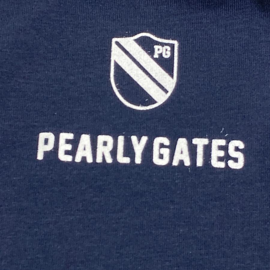 PEARLY GATES パーリーゲイツ モックネック 長袖Tシャツ ネイビー系 1