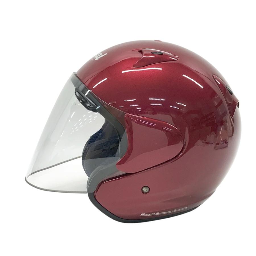 アライ、ジェットヘルメット ARAI アライ ジェットヘルメット SZ-F SZF レッド系 57-58CM バイク