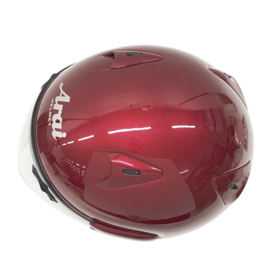 アライ、ジェットヘルメット ARAI アライ ジェットヘルメット SZ-F SZF レッド系 57-58CM バイク