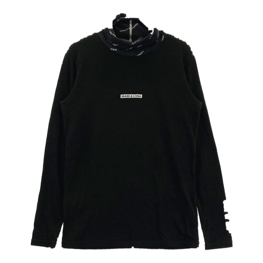 MARK&LONA マークアンドロナ タートルネック シャツ 46 黒 MARK&LONA マークアンドロナ 長袖タートルネックTシャツ ブラック系 46