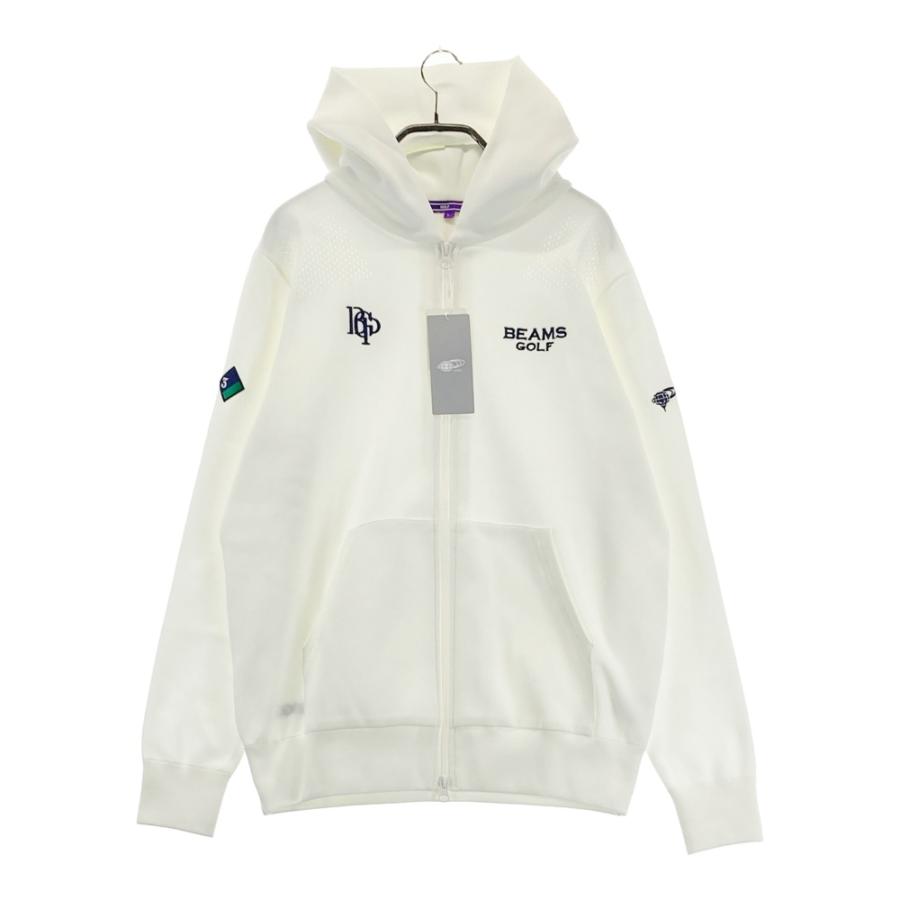新品】BEAMS GOLF ビームスゴルフ 2024年 ジップパーカー ホワイト系 L