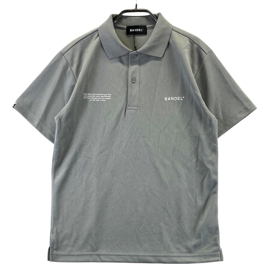 BANDEL バンデル 半袖ポロシャツ グレー系 S ゴルフウェア メンズ