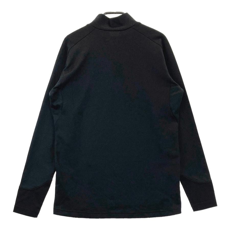 NEW BALANCE GOLF ニューバランス モックネック長袖Tシャツ ブラック系