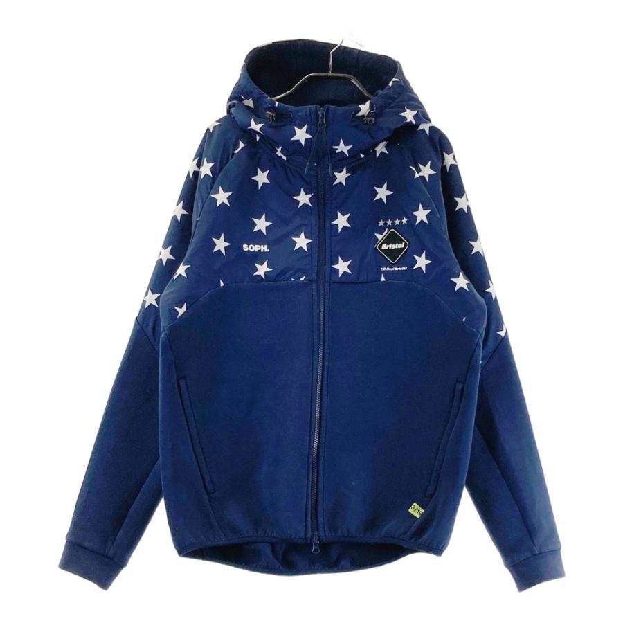 FCRealBristol星柄フリースパーカーS F.C.Real Bristol（エフシーレアルブリストル） 切替ジップパーカー 星