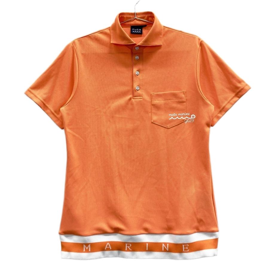 【新品未使用品】muta MARINE ゴルフウェア ポロシャツ サイズ8 muta MARINE GOLF PIN FLAG ポロシャツ [全6色] – muta Online Store