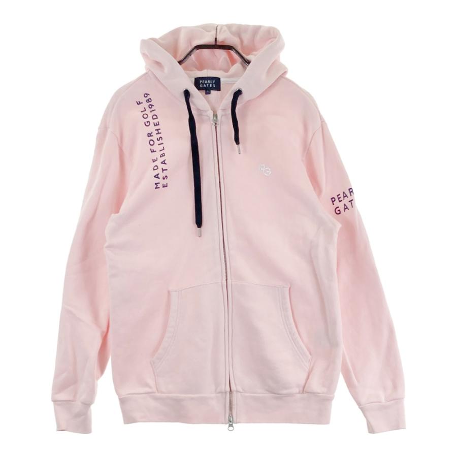 PEARLY GATES パーリーゲイツ ジップパーカー ピンク系 1 ゴルフウェア