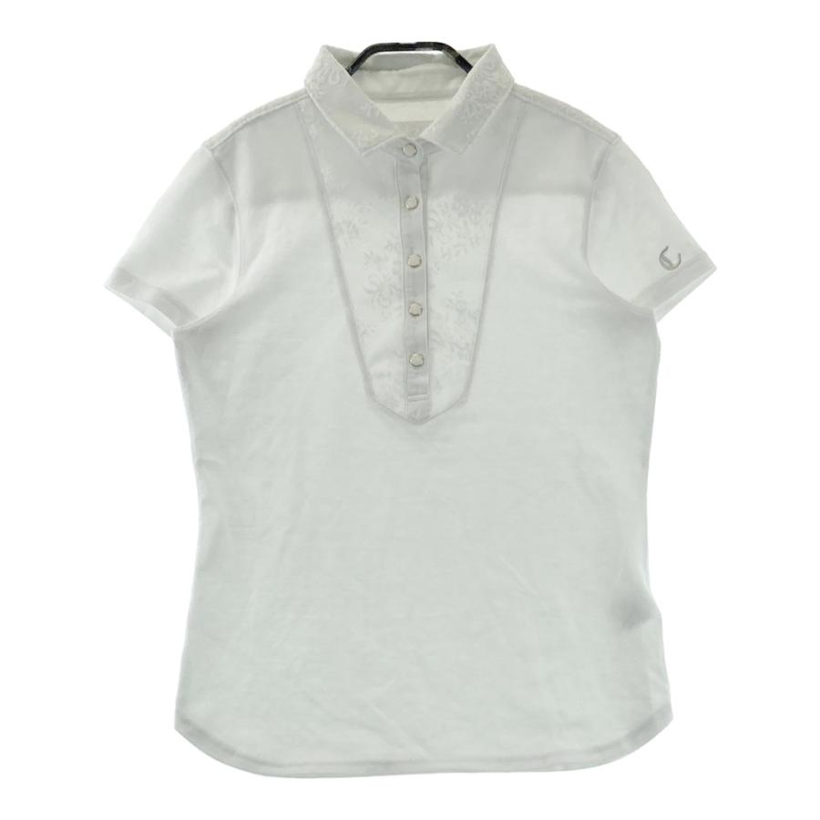 Callaway ホワイト ポロシャツ L CALLAWAY キャロウェイ 半袖ポロシャツ ホワイト系 L ゴルフウェア