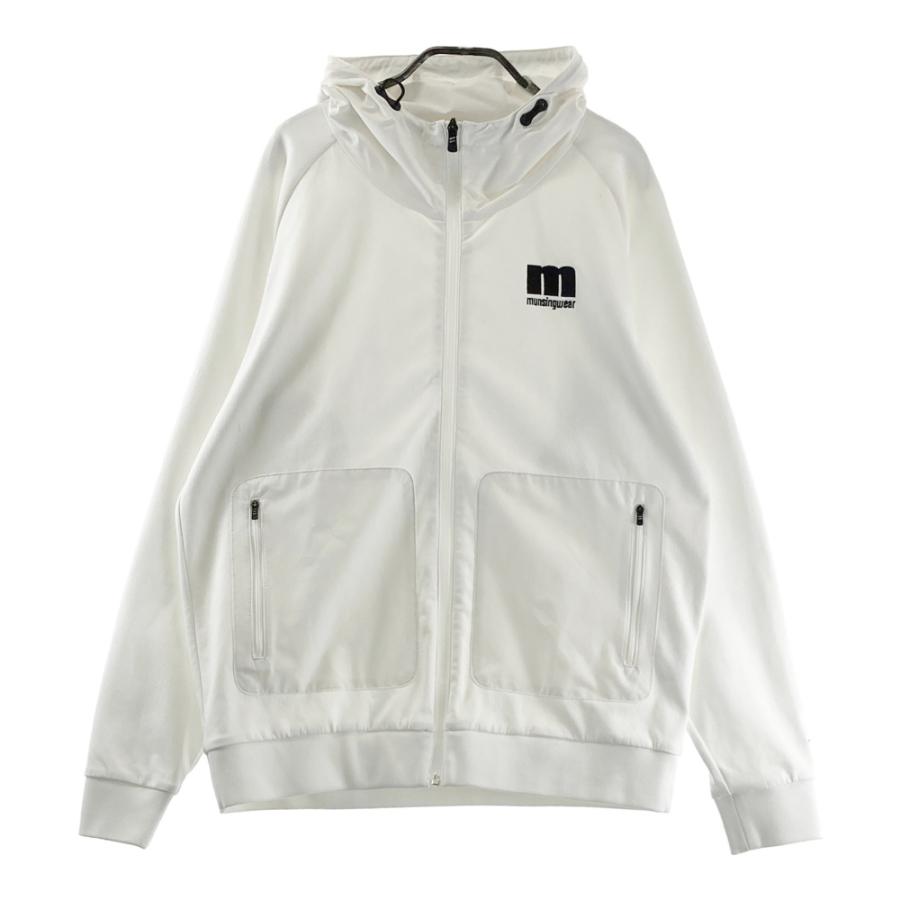 MUNSING WEAR マンシングウェア ジップパーカー ジャケット ホワイト系