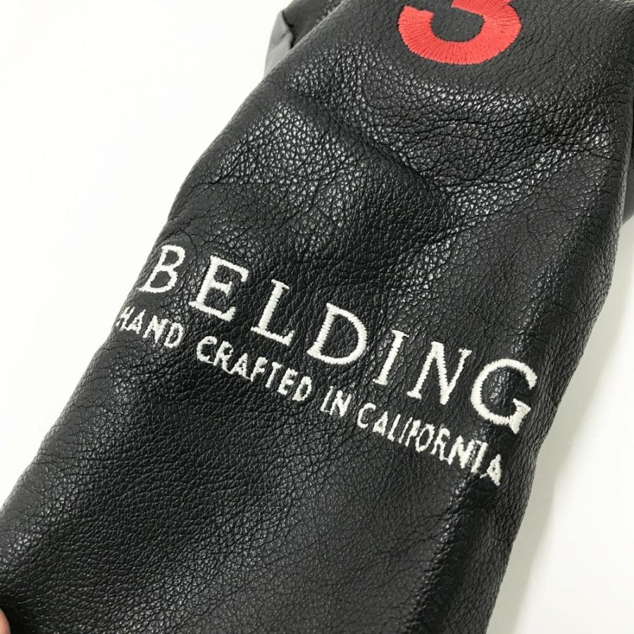 BELDING ベルディング  ヘッドカバー  ブラック系 FW [240101590205] ゴルフウェア ストスト BELDING ベルディング ヘッドカバー ブラック系 FW ゴルフウェア