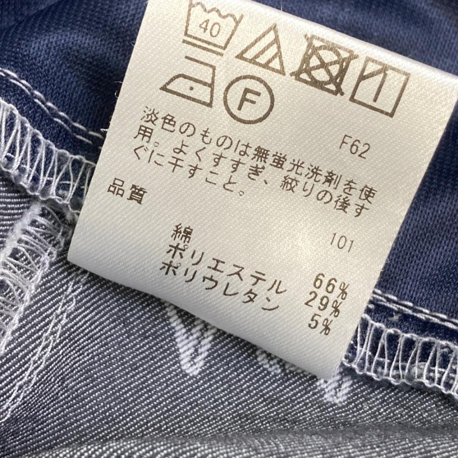 23区GOLF ニジュウサンクゴルフ ストレッチロングパンツ 総柄 グレー系 